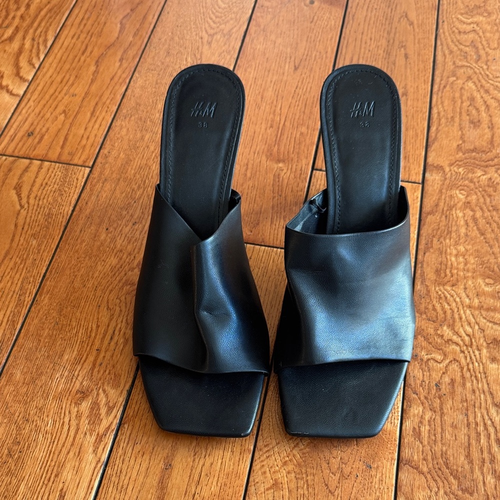 H&M Black Women's Mules